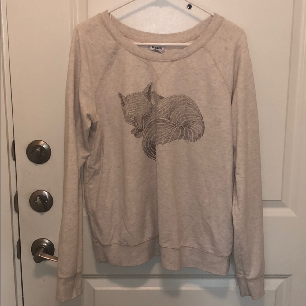 Tan Fox Sweater from Old Navy